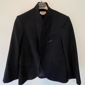 Zadig & Voltaire Black Wool Verys Agra Blazer XS